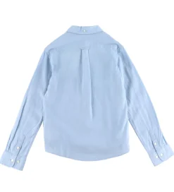 GANT Skjorte - Hør/Bomuld - Fresh Blue