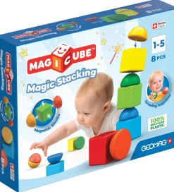 Geomag Magnetlegetøj - Magic Stacking - 8 Dele
