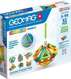 Geomag Magnetsæt - Supercolor Panels Recycled - 52 Dele