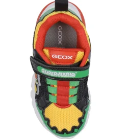 Geox Blinkesko - J Ciberdron - Grøn/Rød