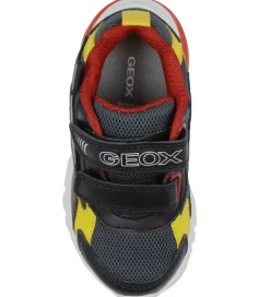 Geox Blinkesko - J Ciberdron - Dk Grey/Yellow