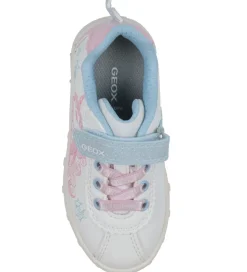 Geox Blinkesko - J Skylin - Hvid/Pink