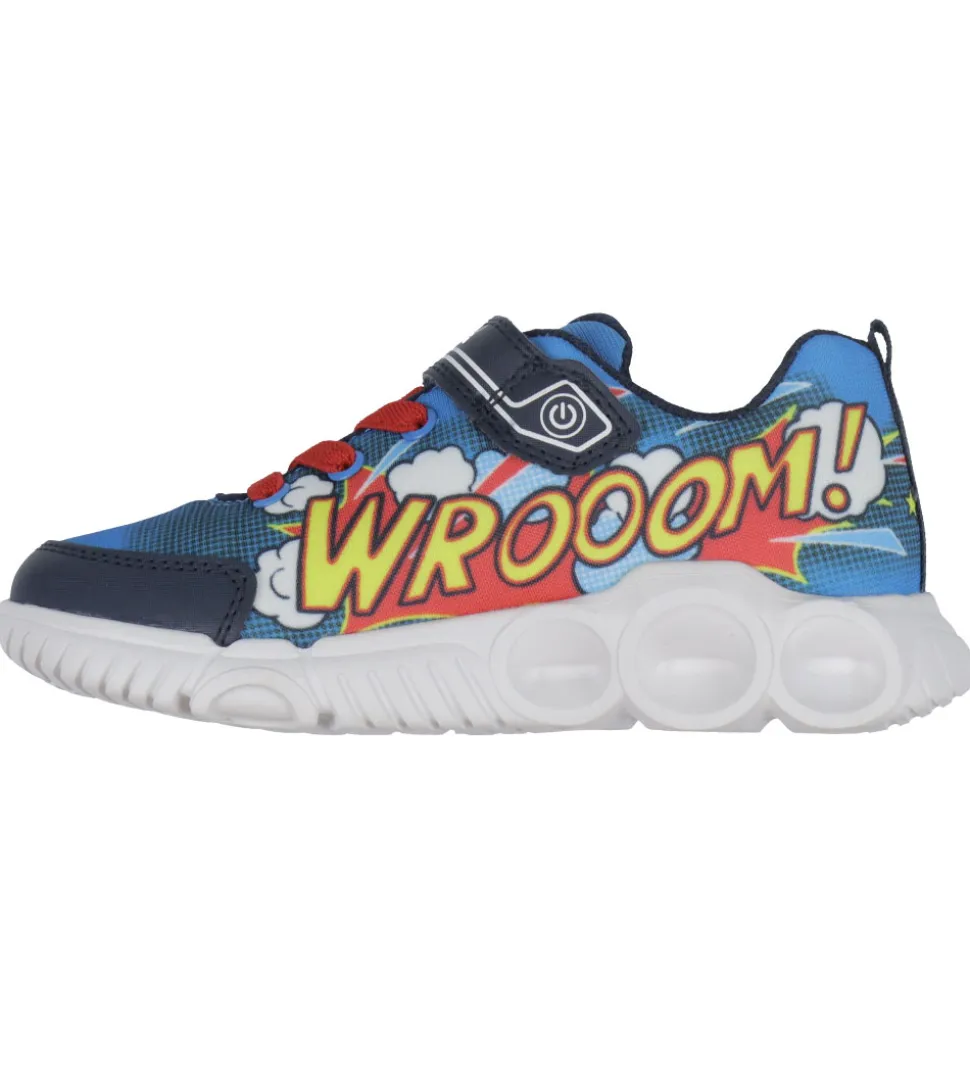 Geox Blinkesko - J Wroom - Royal/Red