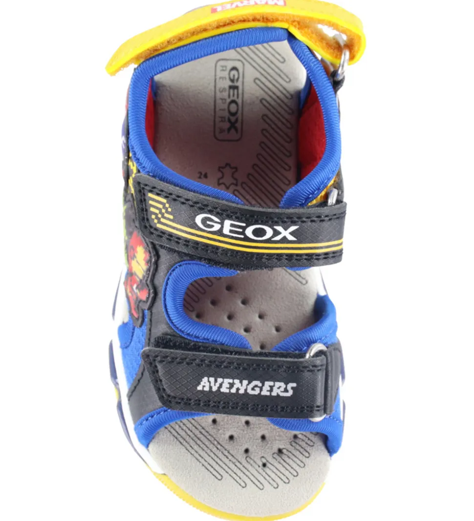 Geox Sandaler m. Lys - Android - Black/Royal