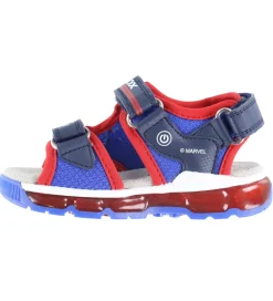 Geox Sandaler m. Lys - Android - Marvel Spider-Man - Navy/Red