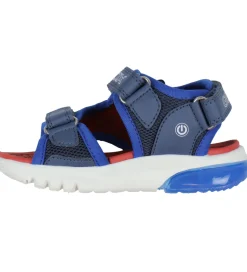 Geox Sandaler m. Lys - Ciberdron - Navy/Rød