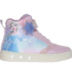 Geox Støvler m. Lys - Skylin - Pink m. Elsa