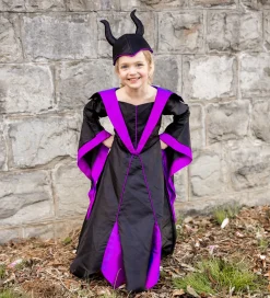 Great Pretenders Udklædning - Skurk Prinsessekjole m. Hat - Sort