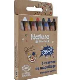 Grim Tout Teatersminke - 6 Farveblyanter - Wow