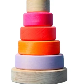 Grimms Stabletårn - Træ - Lille - Neonpink