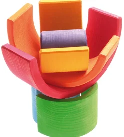 Grimms Trælegetøj - Regnbue - 6 Dele - Multifarvet