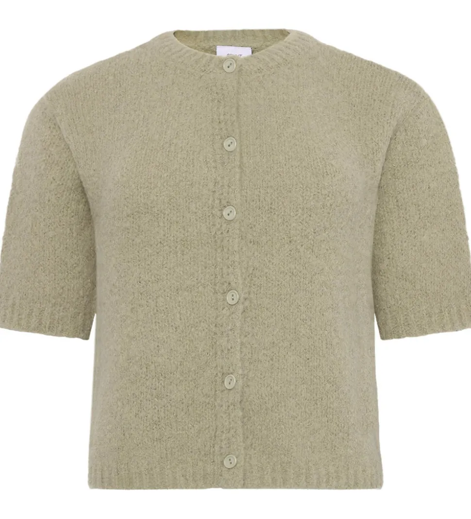 Grunt Cardigan - Strik - GrEvissa - Dust Green