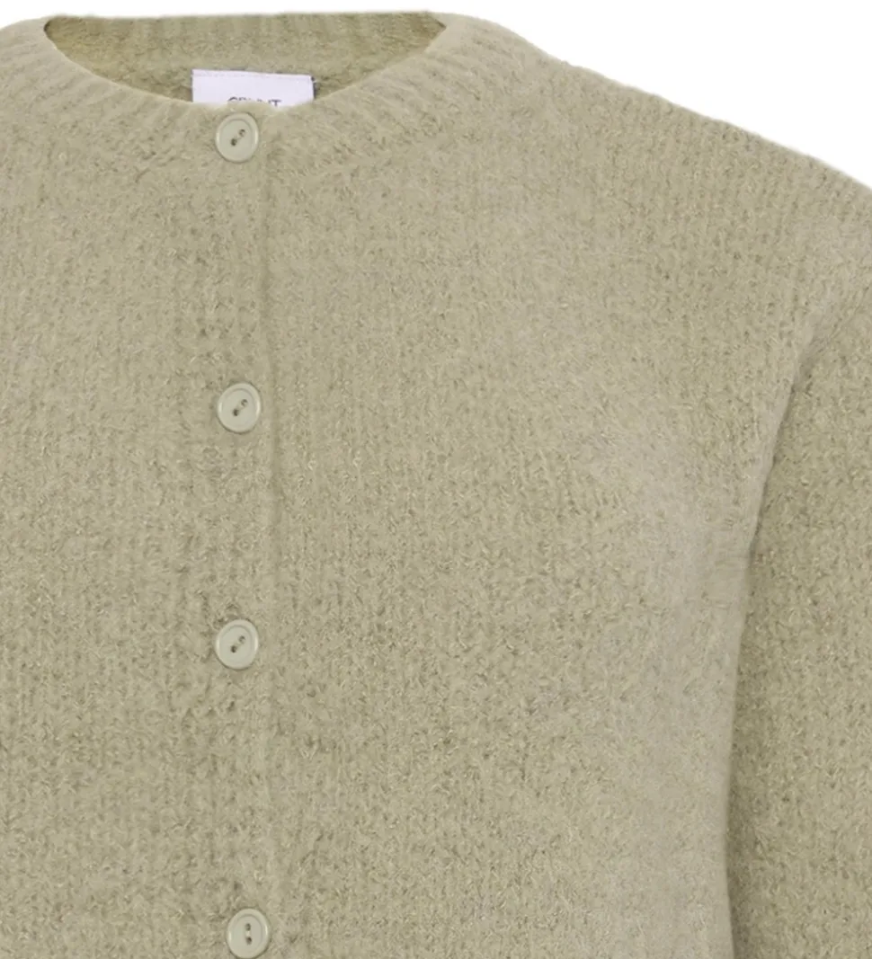 Grunt Cardigan - Strik - GrEvissa - Dust Green