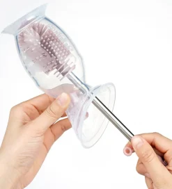 Haakaa Flaskerenser - Silikone - Grå