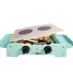 Hape Legemad m. Lyd/Lys - Træ - Sizzling Griddle & Grill BBQ
