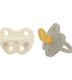 Hevea Sutter - 0-3 mdr - 2-pak - Naturgummi - Oatmilk & Milky