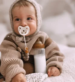 Hevea Sutter - 3-36 mdr - 2-pak - Naturgummi - Milky White/Grey