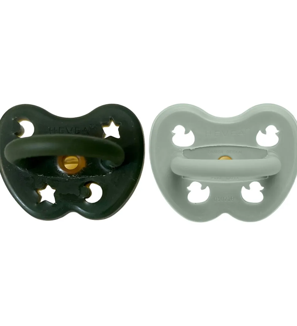 Hevea Sutter - 3-36 mdr - 2-pak - Naturgummi - Moss Veil