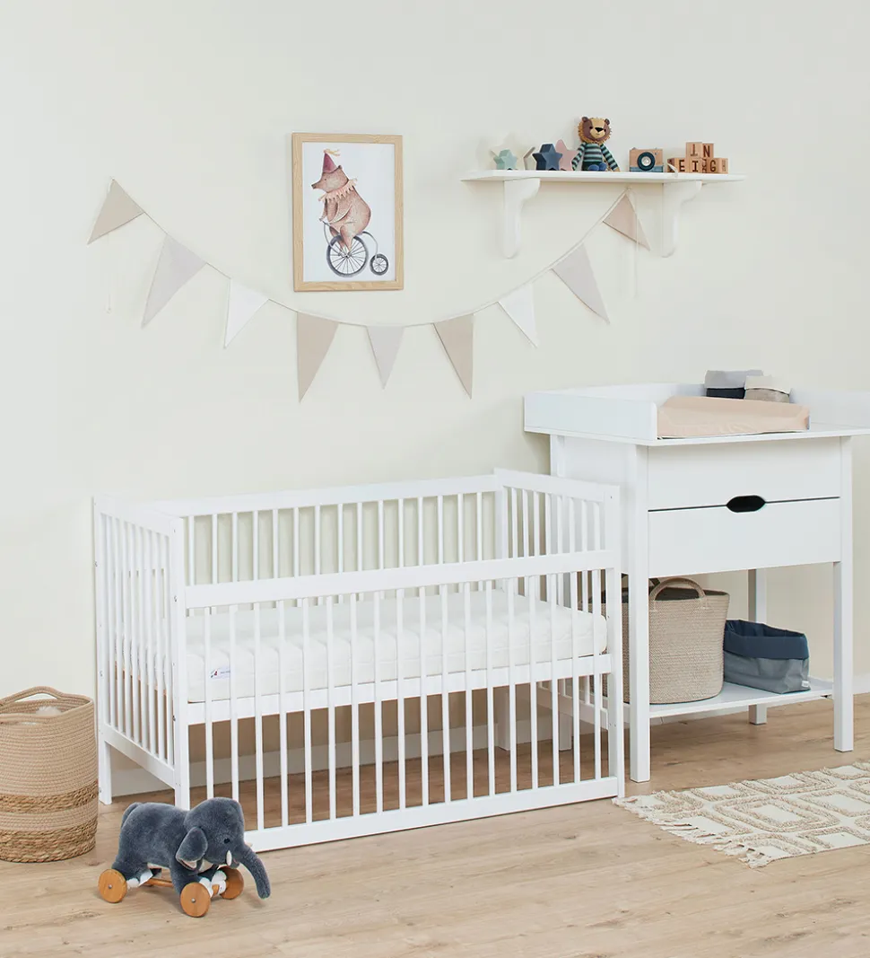 Hoppekids Babyseng - Ida-Marie - 60x120 - Hvid