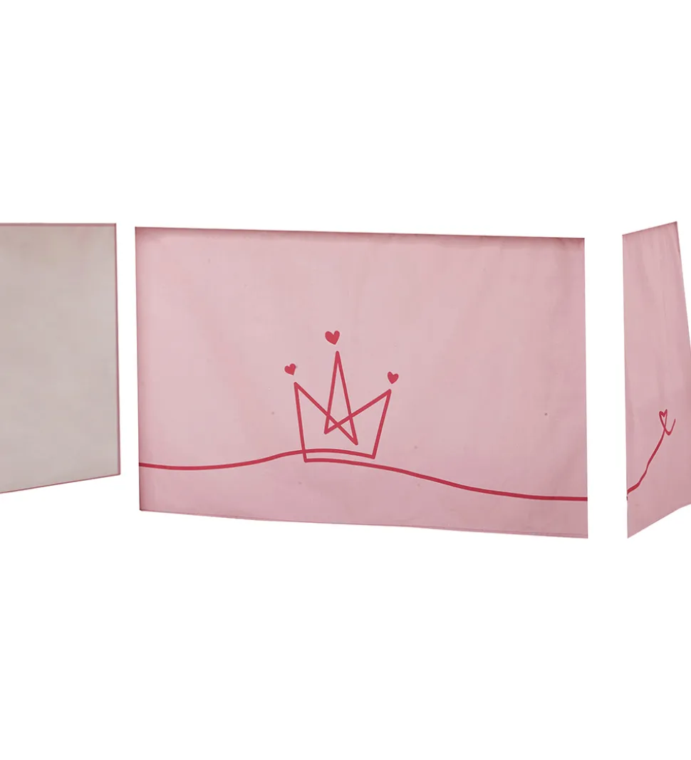 Hoppekids Forhæng Til Halvhøj Seng - 70x160 cm - Princess