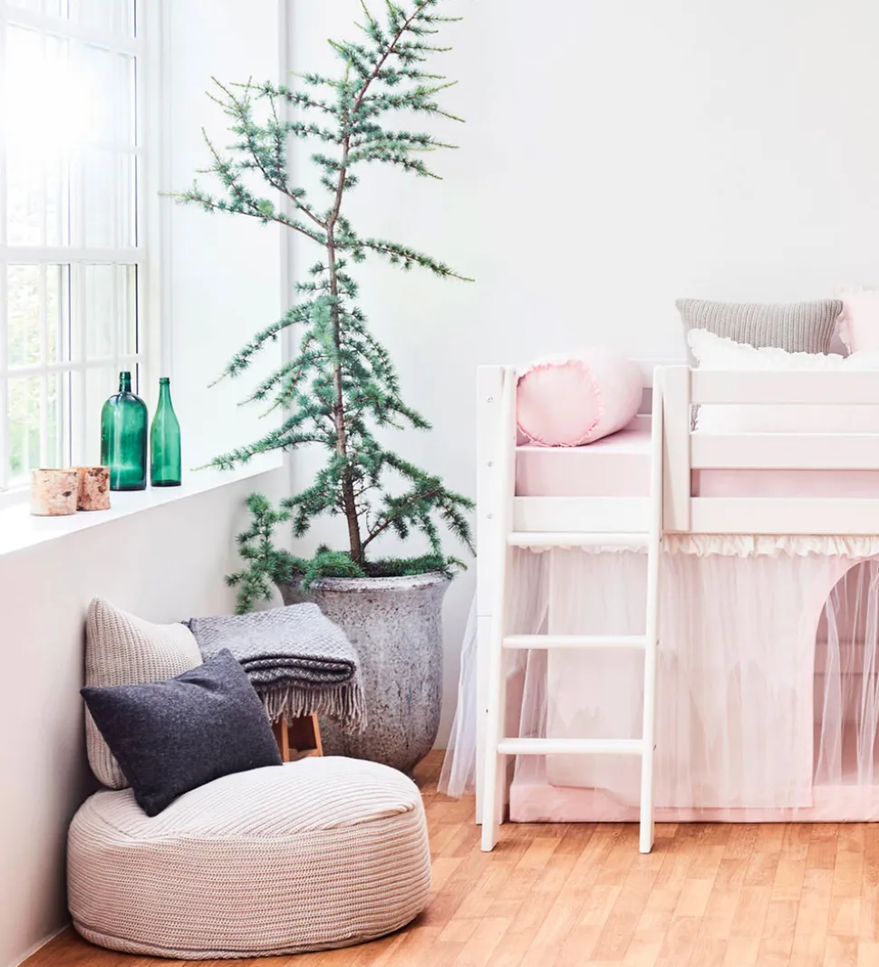 Hoppekids Sækkestol - Winter Wonderland - 75x23 cm - Grå