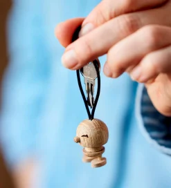 Hoptimist Nøglering Bimble - 3 cm - Raw Oak