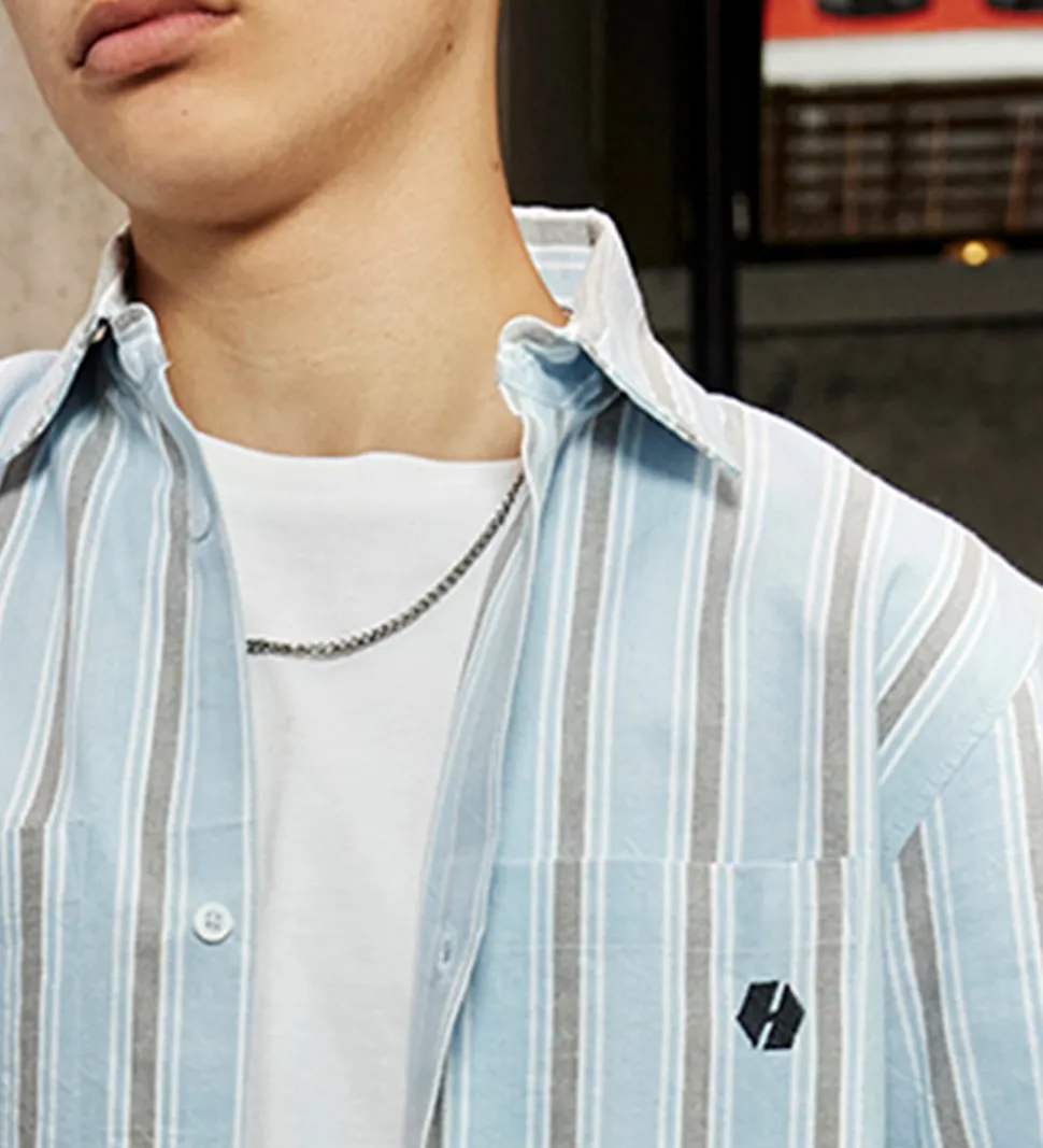 Hound Skjorte - Dusty Blue