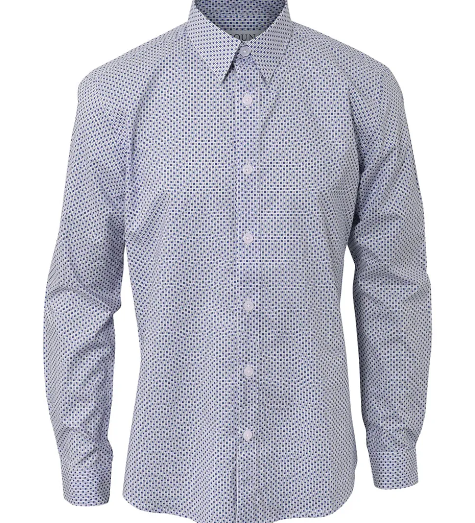 Hound Skjorte - Hvid/Mørkeblå