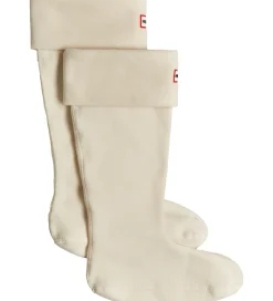 Hunter Fleece Støvlestrømper - Lang - White