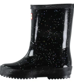 Hunter Gummistøvler - Kids First Giant Glitter - Sort