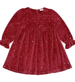 Hust and Claire Kjole - Velour - HCDonna - Teaberry m. Guld