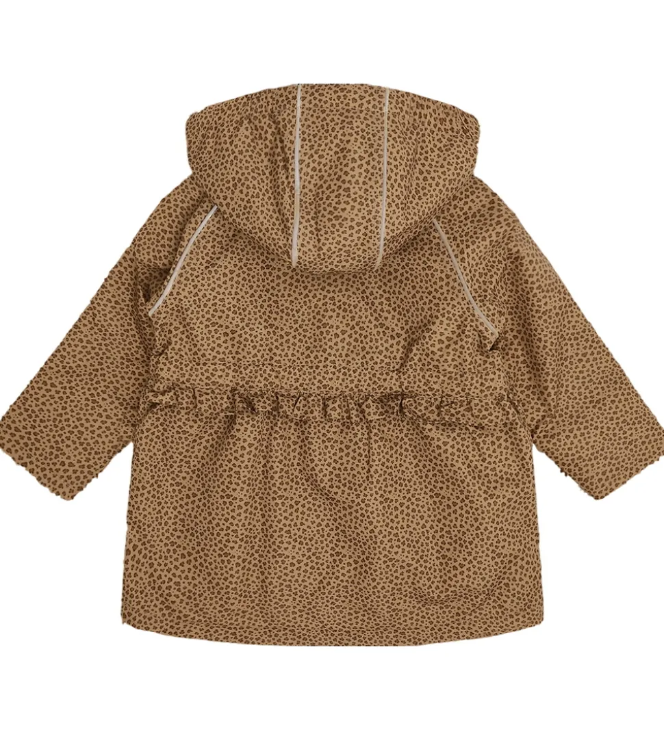 Hust and Claire Vinterjakke - HCObia - Wood Smoke m. Leopard