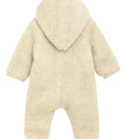 Huttelihut Køredragt - Uldfleece - Teddy - Cement