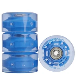 Impala Hjul - 4-pak - 62 mm - Blå m. Lys
