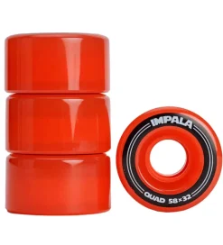 Impala Hjul - 4-pak - 58 mm - Rød