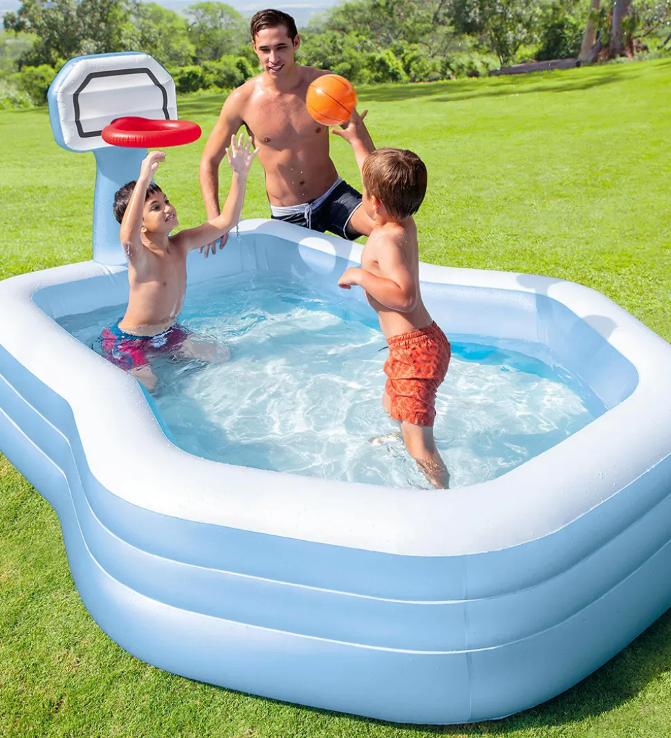 Intex Badebassin - Swim Center Shootin'Hoops Family Pool - 790 L
