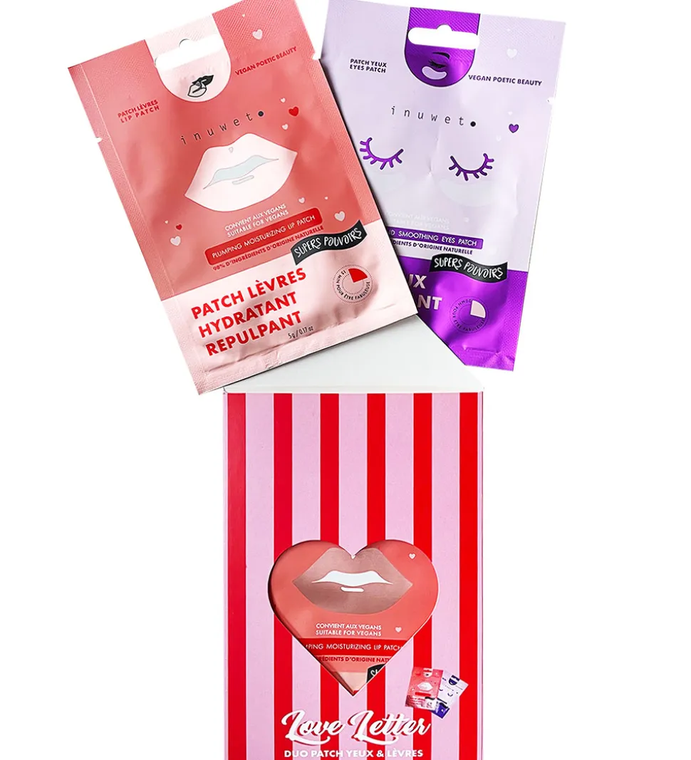 Inuwet Gavesæt - Øjenmaske/Læbemaske - Love Letter