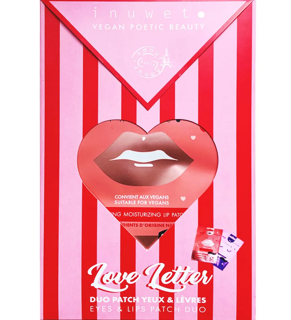 Inuwet Gavesæt - Øjenmaske/Læbemaske - Love Letter