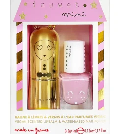 Inuwet Gavesæt - Læbepomade/Neglelak - Cheesecake/Watermelon