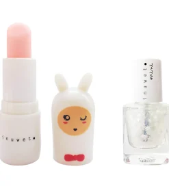 Inuwet Læbepomade/Neglelak - Cotton Candy/Stars - Hvid