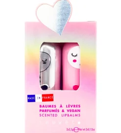 Inuwet Læbepomader - 2-pak - Chloe - Coconut/Strawberry