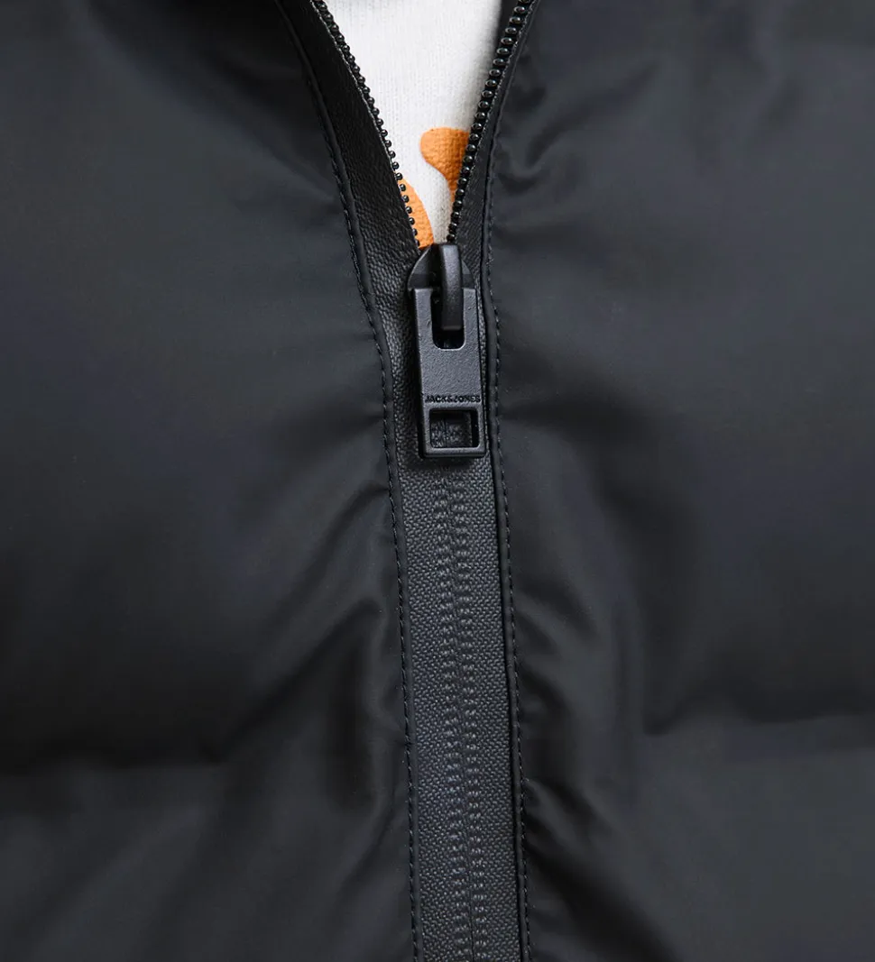 Jack & Jones Dynejakke - PU - JjElements - Sort