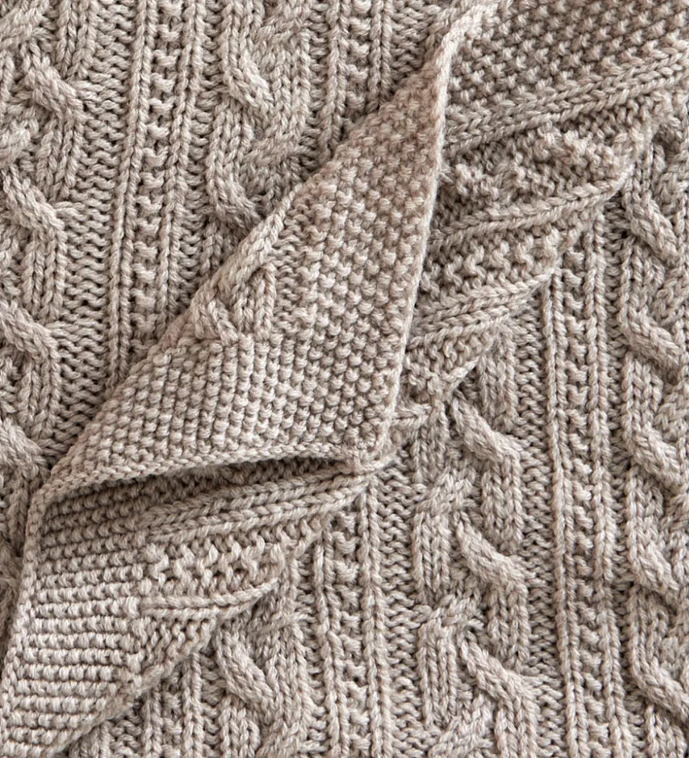 Jack o Juno Tæppe - 80x100 cm - Uld - Oatmeal