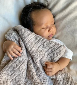 Jack o Juno Tæppe - 80x100 cm - Uld - Oatmeal