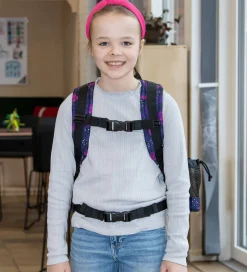 Jeva Skoletaske - Square - Dark Rose