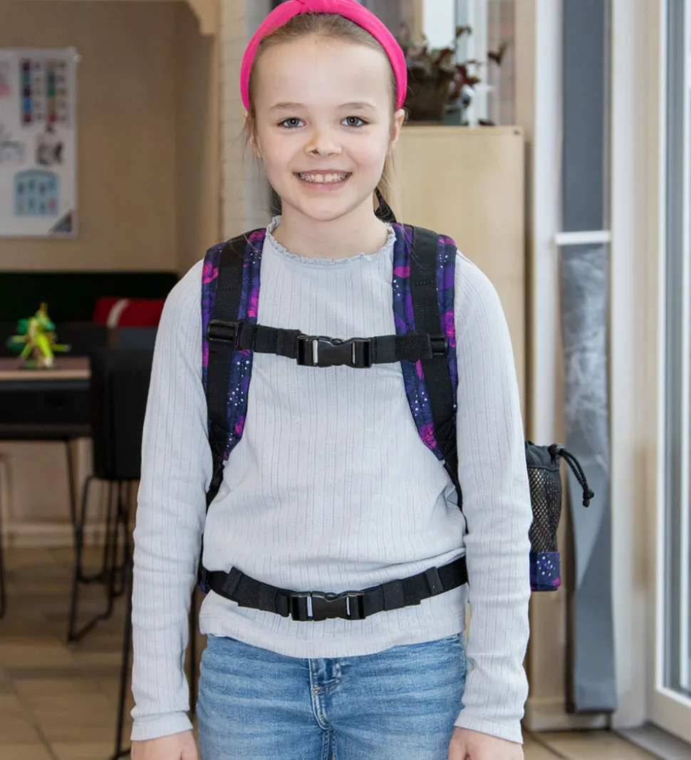 Jeva Skoletaske - Square - Dark Rose