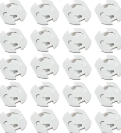 Jippies Stikkontakt-sikringer - Drejelig - 20 stk. - Hvid