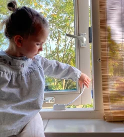 Jippies Vindueslås - Hvid