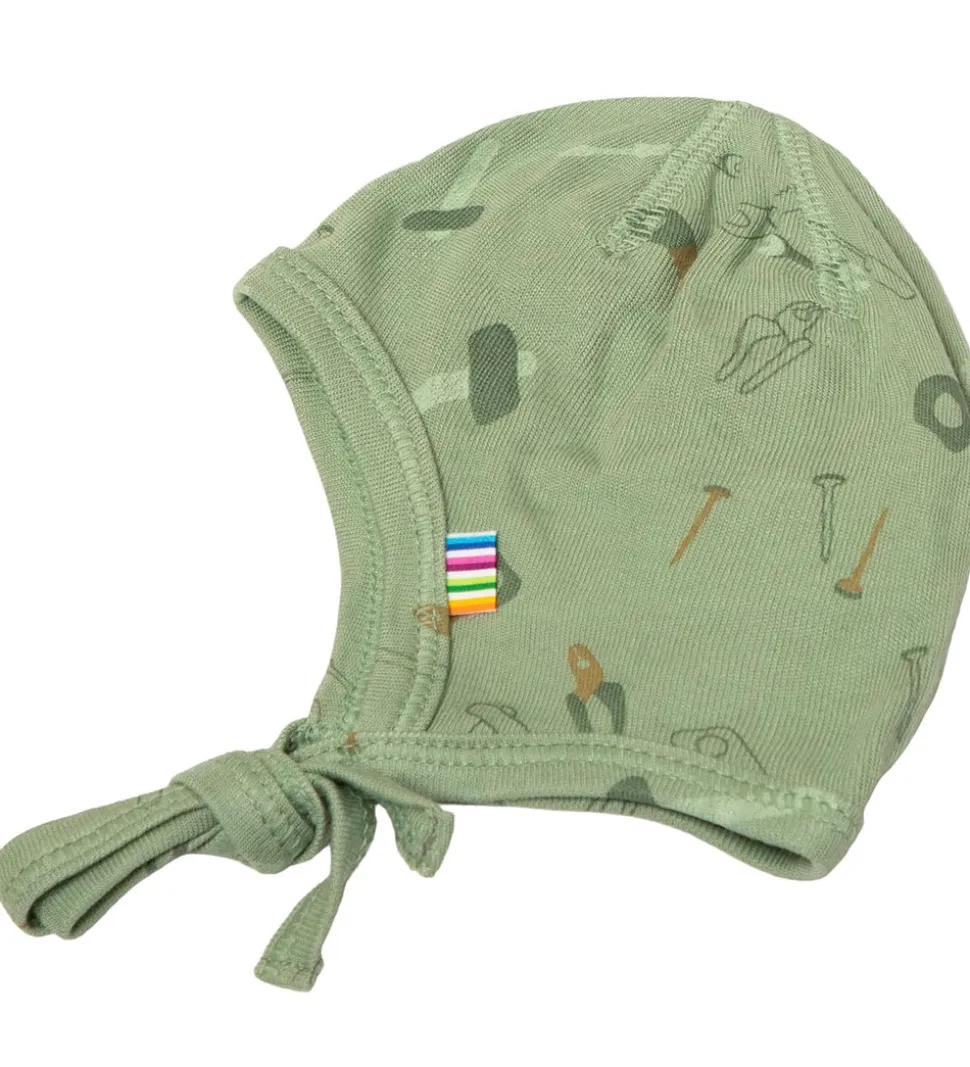 Joha Babyhjelm - Bambus -Støvet Grøn m. Værktøj