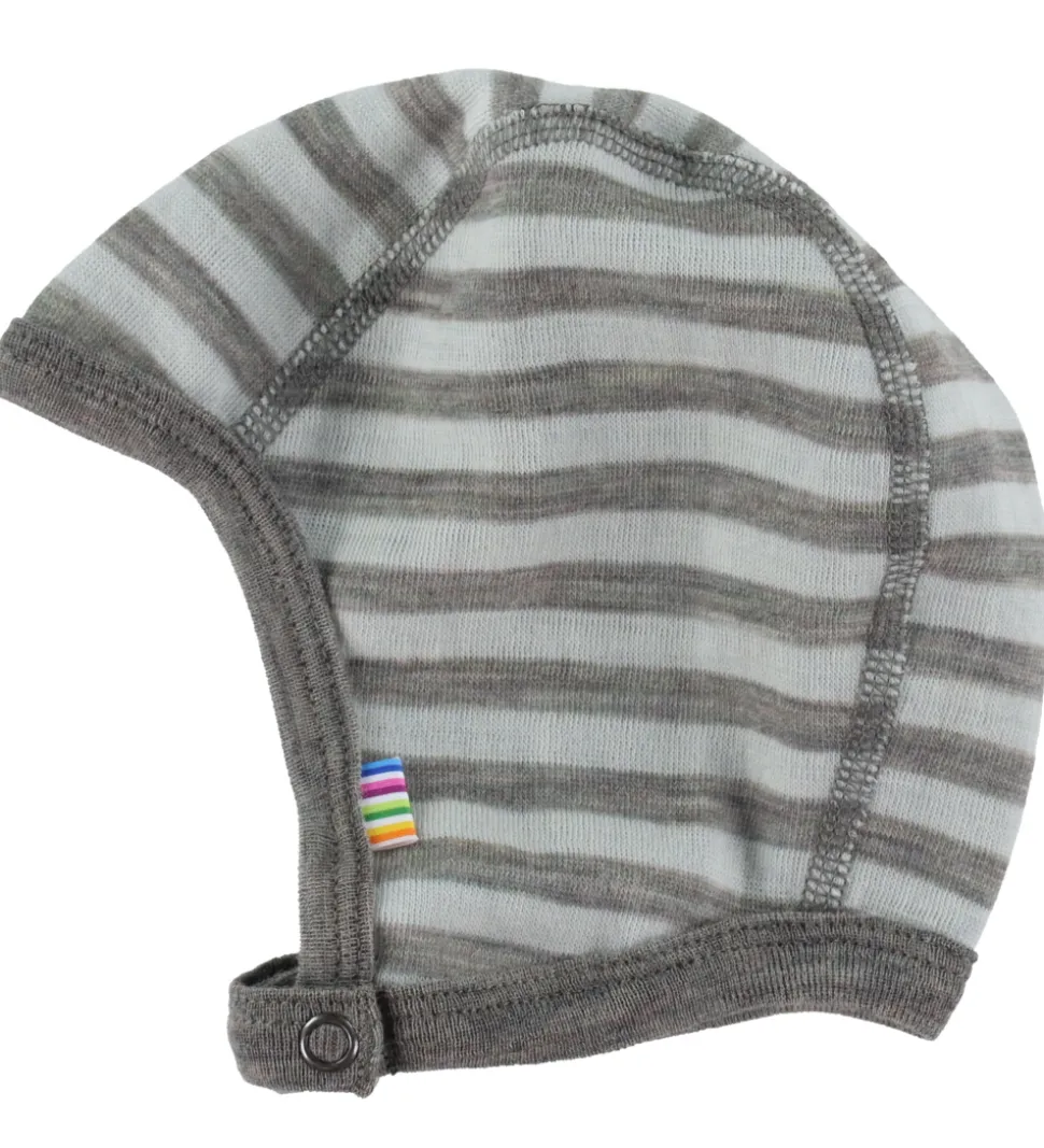Joha Babyhjelm - Uld - Grå/Mynte